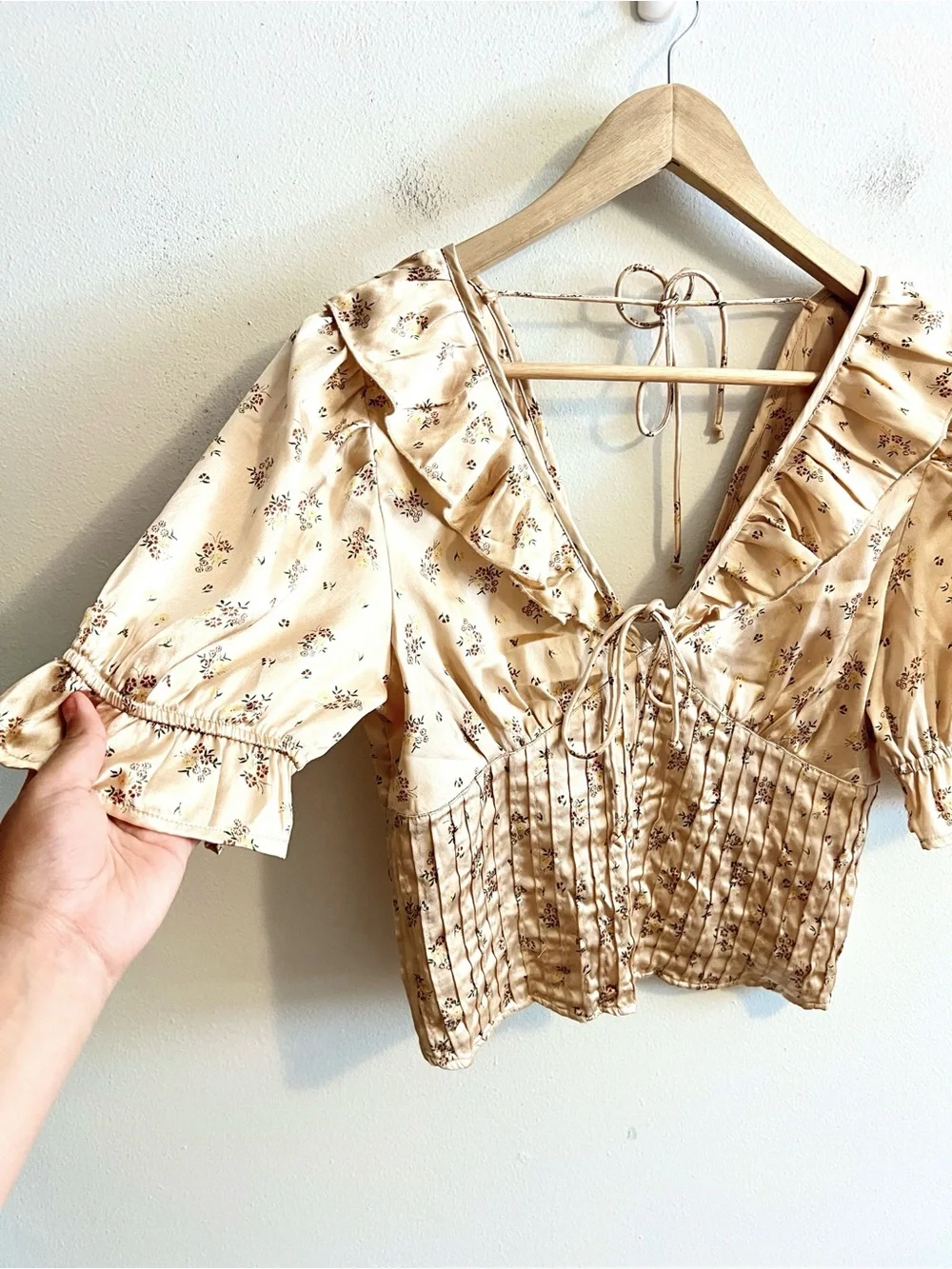 Free People Isabella Silky Blouse